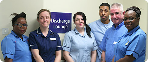 Discharge Lounge team