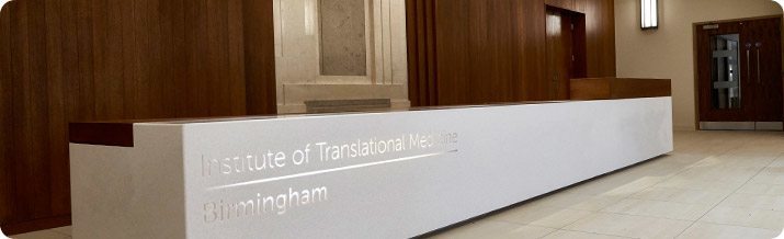 Image: Reception Desk at the Institute of Translational Medicine (ITM)