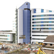 Construction photo of the new Queen Elizabeth Hospital Birmingham