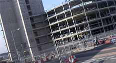 Photos showing the construction of the new Queen Elizabeth Hospital Birmingham