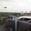 Test of the new helipad at Queen Elizabeth Hospital Birmingham on Saturday 8 May 2010