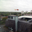 Test of the new helipad at Queen Elizabeth Hospital Birmingham on Saturday 8 May 2010