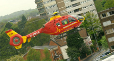Photos from the helipad test at the new Queen Elizabeth Hospital Birmingham