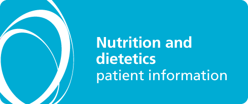 Nutrition and dietetics patient information