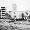 The old Queen Elizabeth Hospital under construction