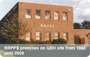 RRPPS premises on the QEH site from 1982 until 2009