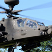 Apache gunship visits Selly Oak Hospital