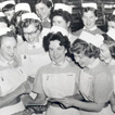 Prize giving ceremony for nurses in 1956