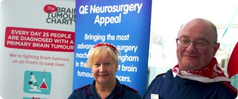 Image: Claire Goddard and Frederick Berki, Macmillan Clinical Nurse Specialists in Neuro-oncology