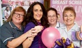Image: UHB staff during Breast Cancer Awarness Month