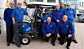 Photo: UHB volunteers with the new buggy
