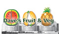 Photo: Dave’s Fruit and Veg stall logo