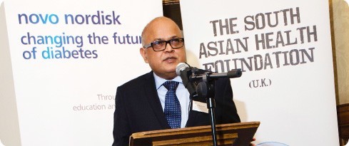 Image: Professor Wasim Hanif, Consultant Physician at UHB and Chair, SAHF Diabetes Working Group