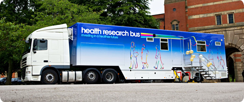 Cancer screening health bus