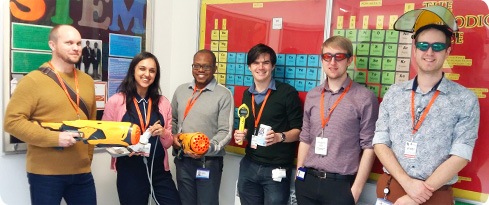 Team of young healthcare scientists from QEHB visit the Holte School in Lozells