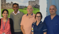 Keith Eversham  with members of the surgical team