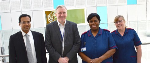 Left to Right: Ravi Marudanayagam, Rob Sutcliffe, Pamela Jones and  Penelope Rogers