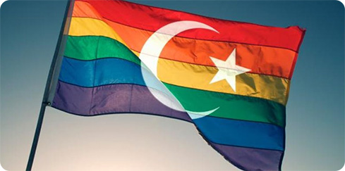 Image: rainbow flag