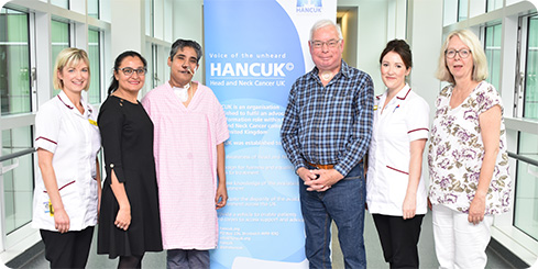 Image: Jo Wheeler, Shabnam Mohamed and partner Anjana, David Sudbry, Dr Camilla Dawson, Annelise Mortenson