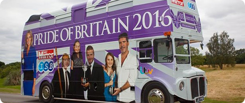 Image: Pride of Britain bus