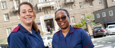 Image: Diana Hull and Sarah Dhariwal, Lead Research Nurses