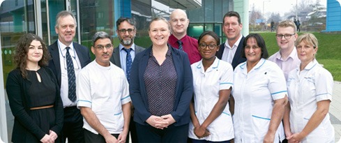 Staff from the UKAS accredited diagnostic services