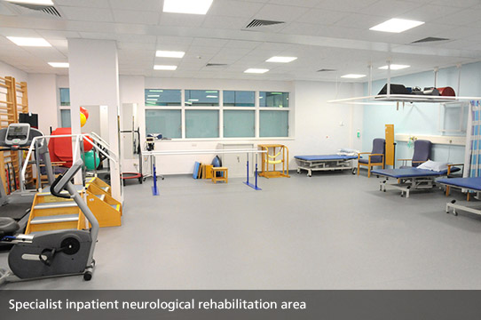 Specialist inpatient neurological rehabilitation area