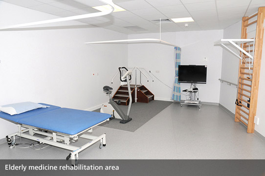 Elderly medicine rehabilitation area